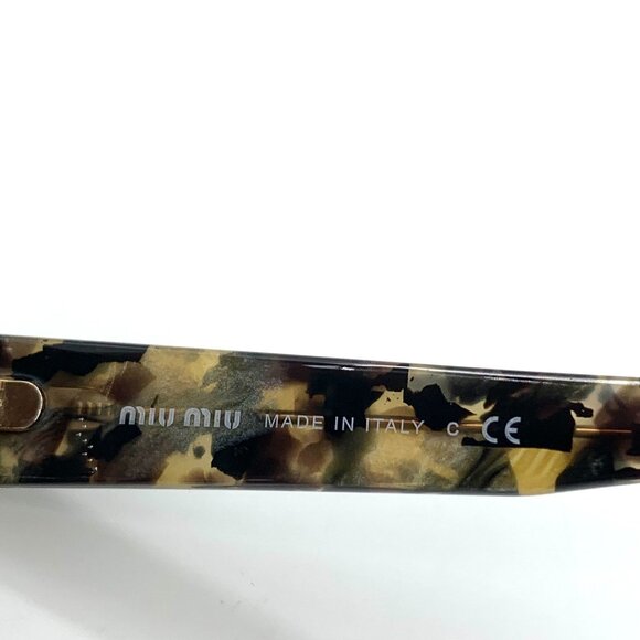 Miu Miu Womens Oversized Square Tortoiseshell Sunglasses With Case & Box - Picture 4 of 8